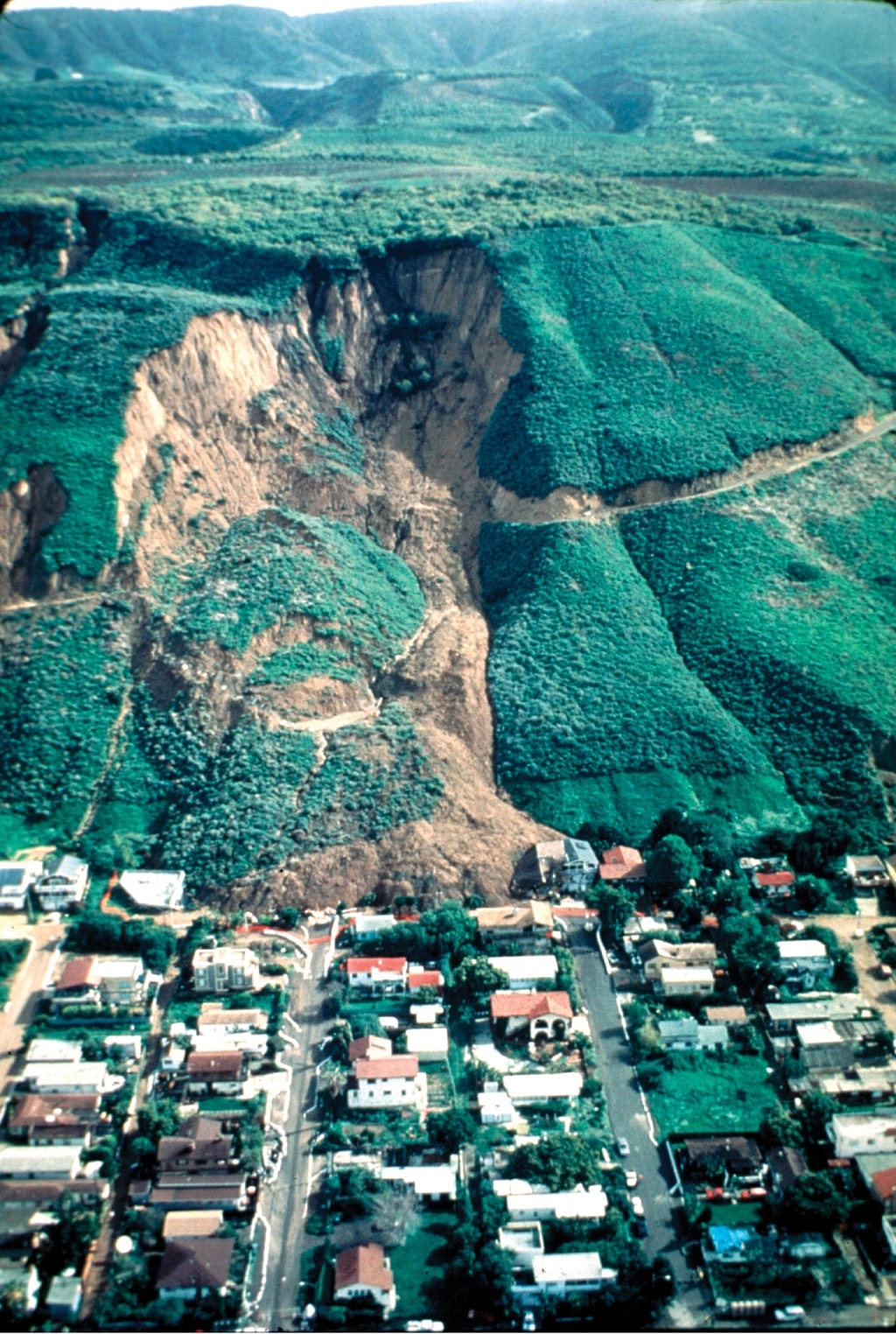 Landslide, erosion control, retaining wall